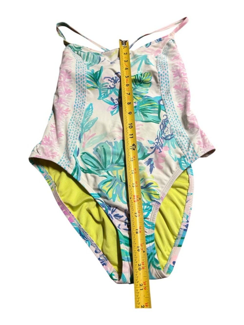 Lilly Pulitzer Women's 248814 Floral Azalea One-Piece Swimsuit Size 4 - Picture 6 of 8